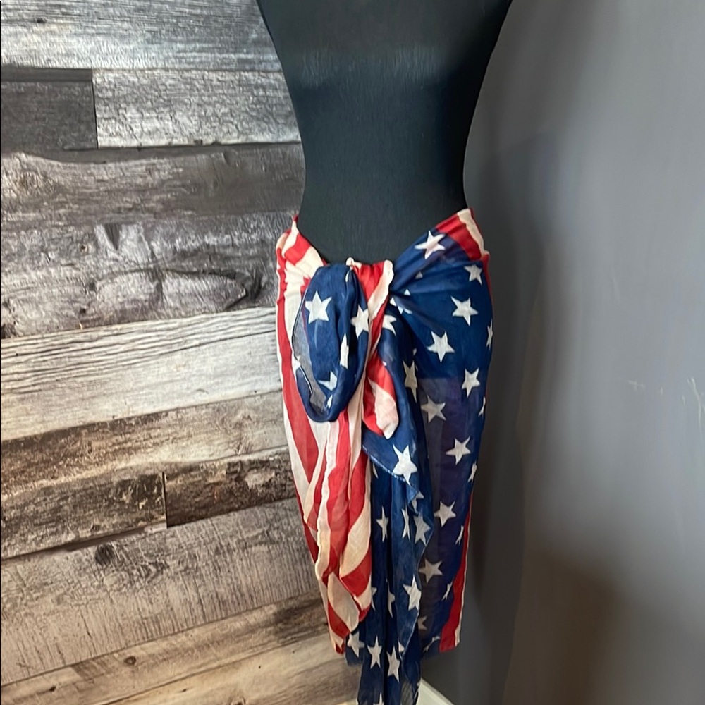 Patriotic Stars and Stripes Skirt